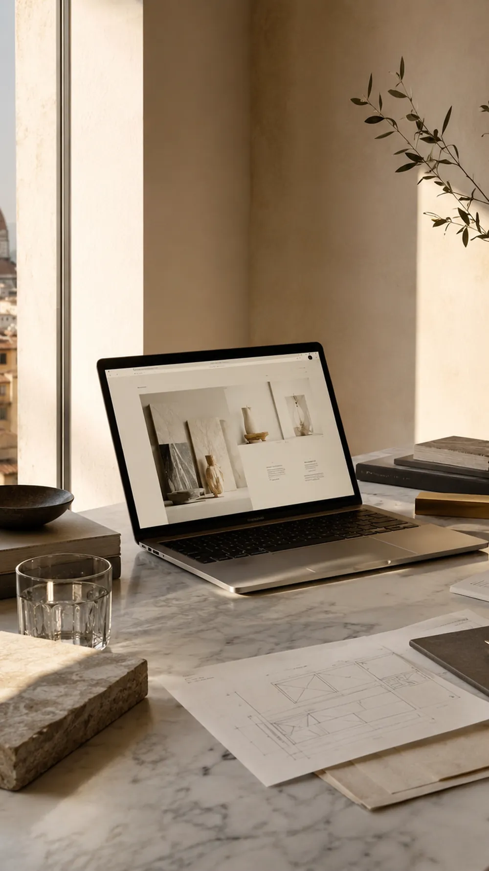 Editorial visual of mavero Studio Web's creative process