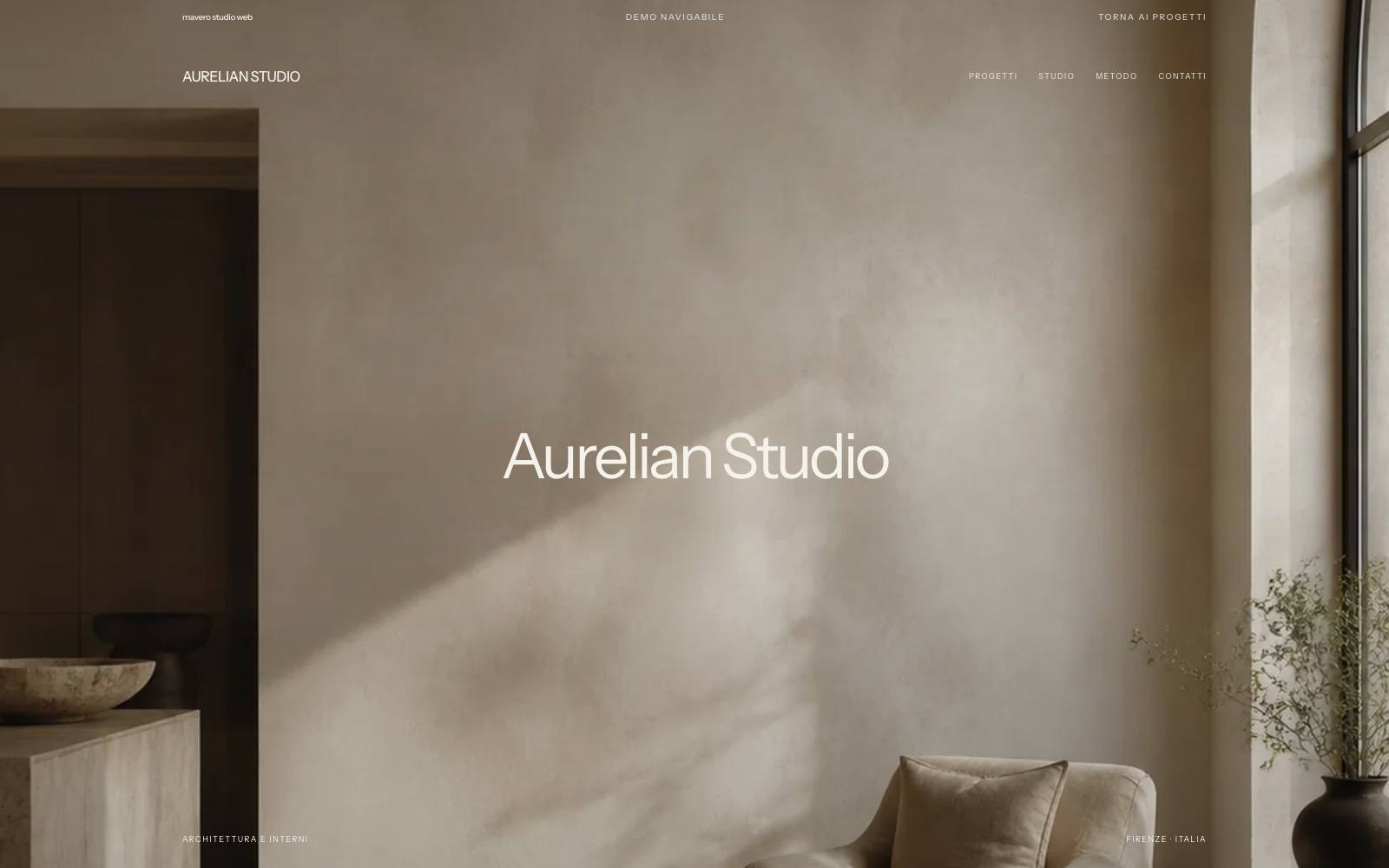 Anteprima del sito Aurelian Studio